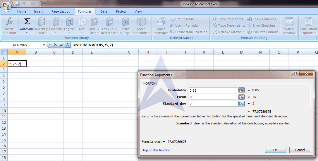 excel tutorial for normal distributions image 9