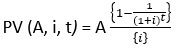 Annuity and Perpetuity formula 1