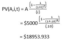Annuity and Perpetuity formula 2