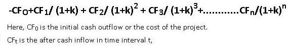 net present value net present value