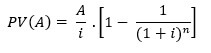 Time Value of Money formula