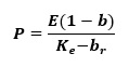 gordon model mathematical expression