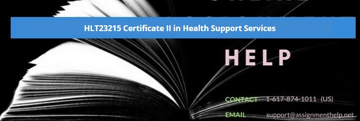HLT23215 Certificate II in Health Support Services