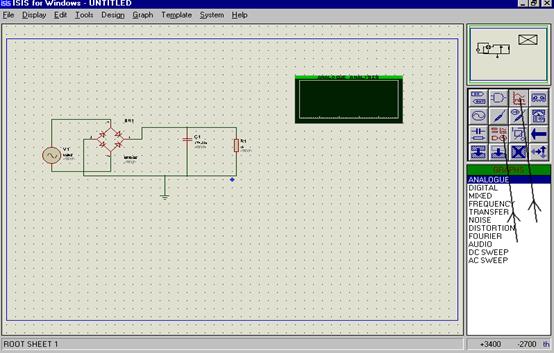 how to use isis program within proteus