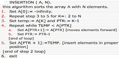 Insertion Sort Algorithm Assignment Help