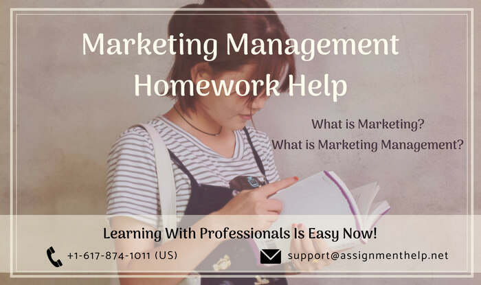 marketing management homework help