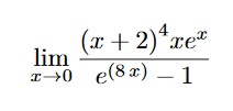 Math 1013 M exercise 2 Find the following limits