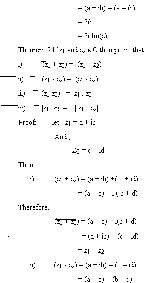 imaginary number