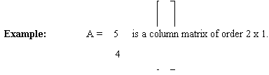 column matrix