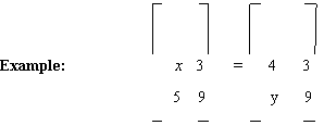 equal matrix