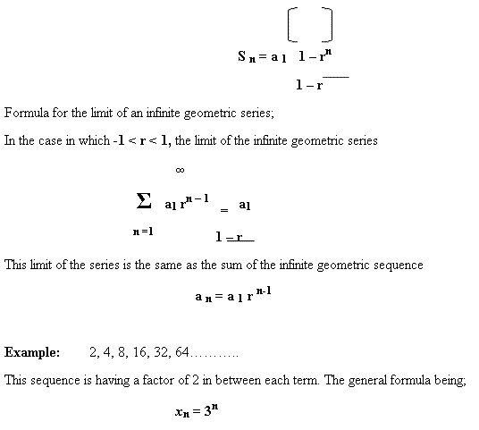 geometric sequence