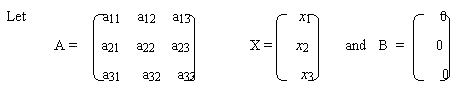 homogeneous system of linear equation