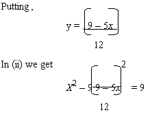 intersection of a line and hyperbola