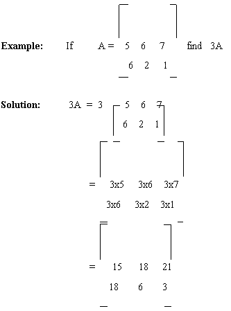 scalar multiplication