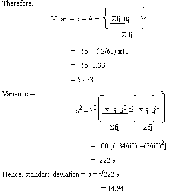 step deviation method