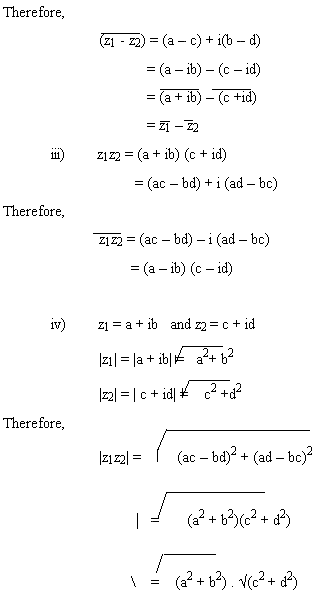 two complex numbers