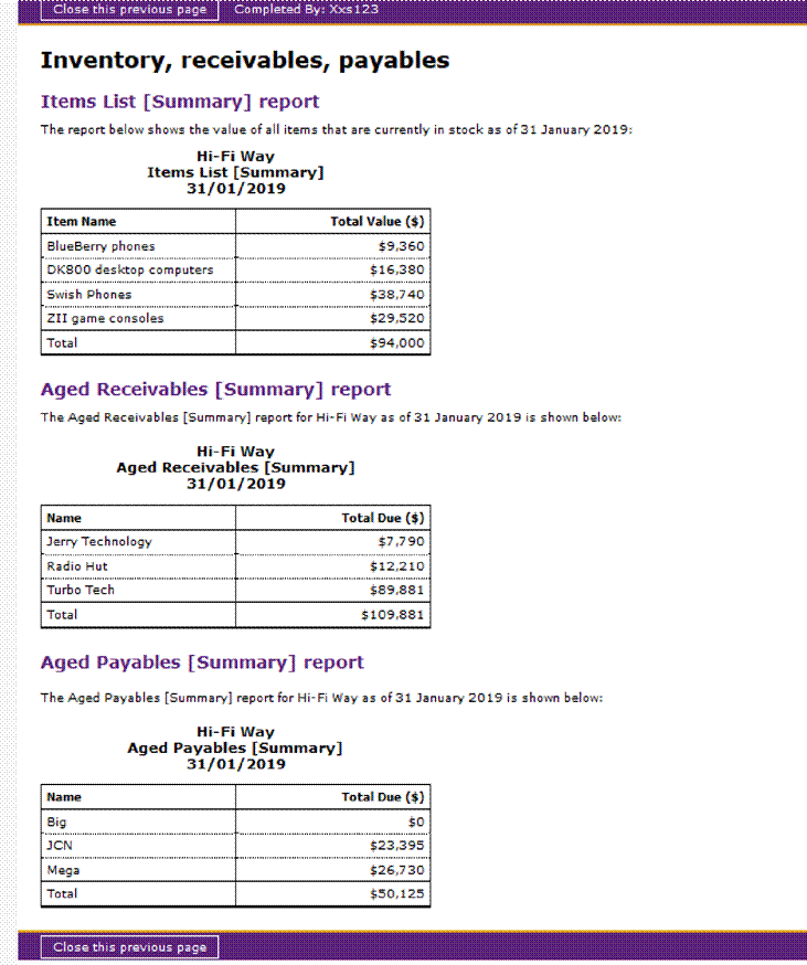 MYOB Assignment Help Sample Online