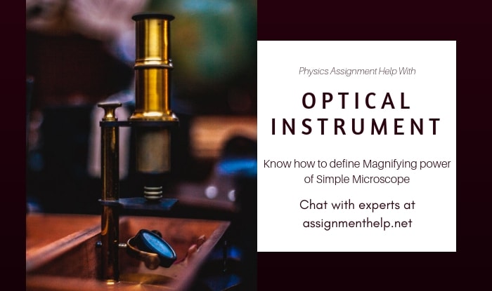 Optical Instrument Assignment Help