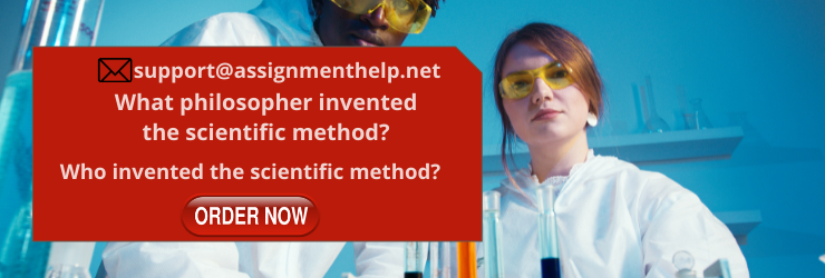 philosopher invented the scientific method Assignment help