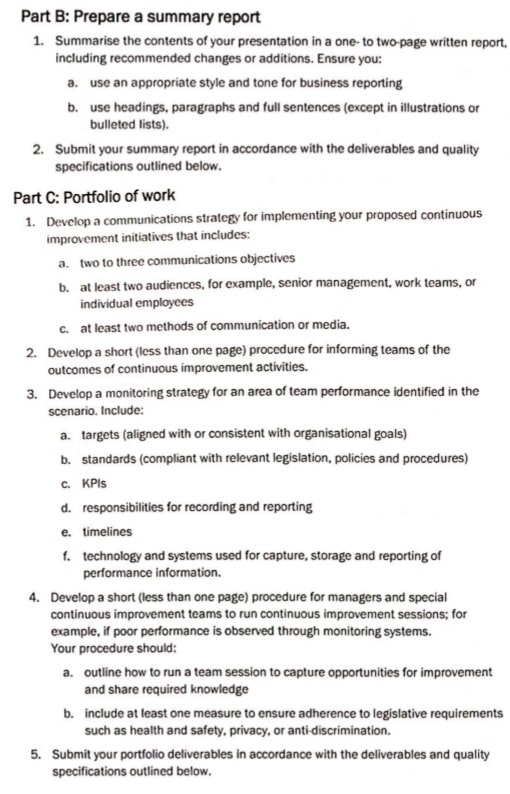 BSBMGT516 assessment task 1 Image 4