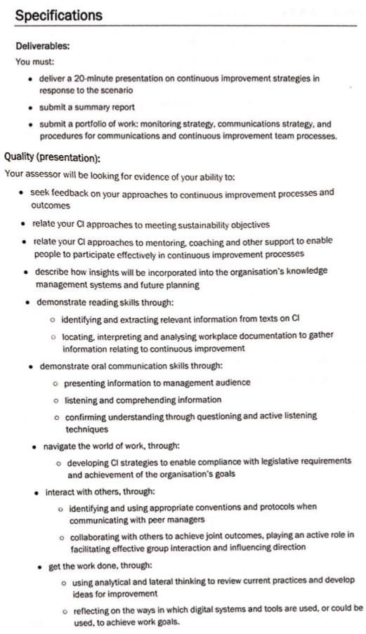 BSBMGT516 assessment task 1 Image 5