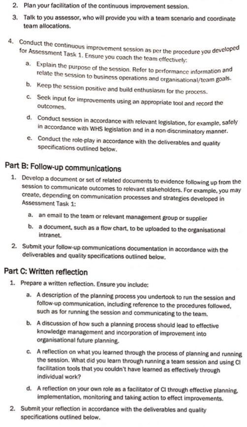 BSBMGT516 assessment task 1 Image 9