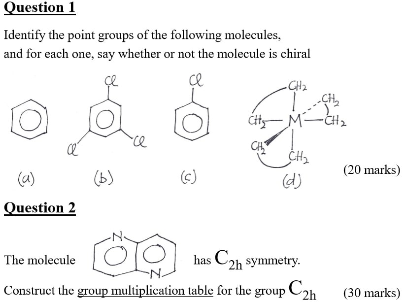 Chemistry Course question Image 1