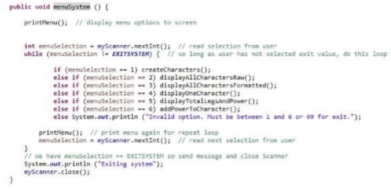 ITECH1000/5000 Programming 1