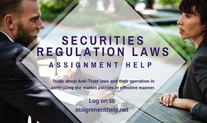 Securities Regulation Laws Assignment Help