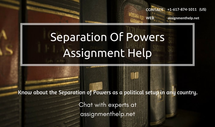 Separation Of Powers Assignment Help
