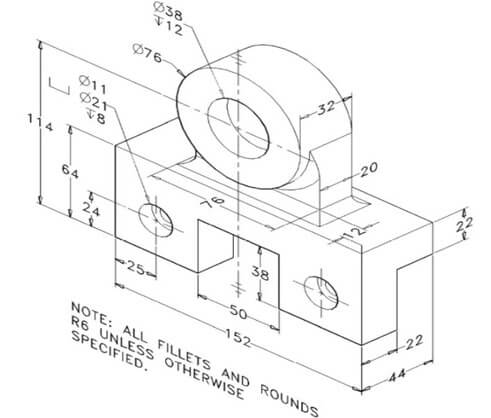 SolidWorks Sample Assignment Image 1