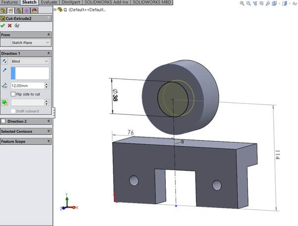 SolidWorks Sample Assignment Image 14