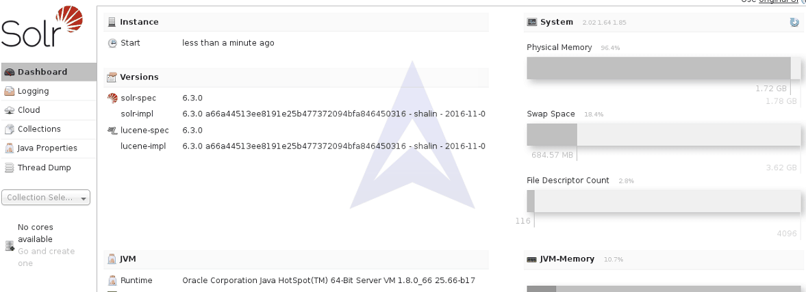 Solr in Cloud Mode with created ZooKeeper image 2