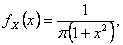 cauchy distribution