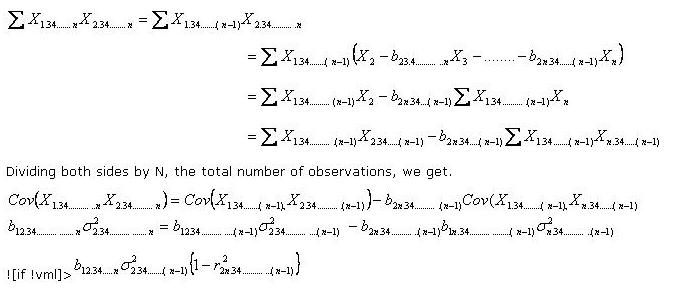 coefficient in terms of regression