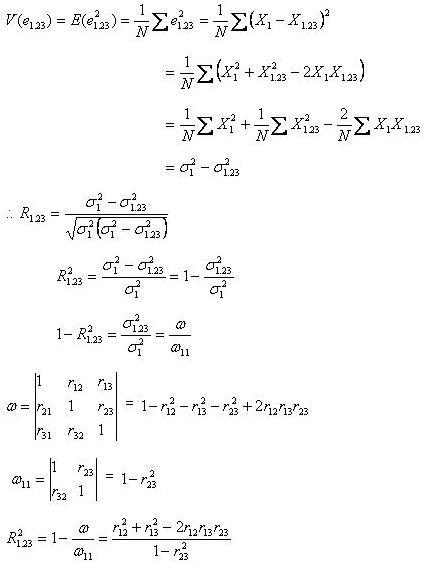 coefficient of multiple correlation