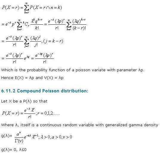 compound poisson distribution