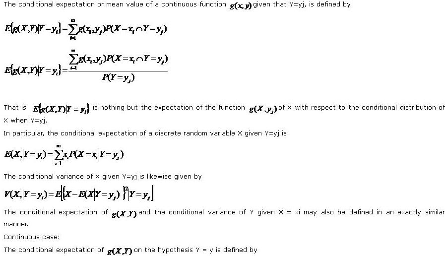 conditional expectation