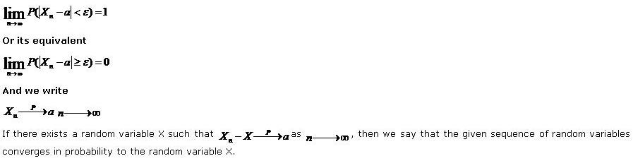 convergence in probability