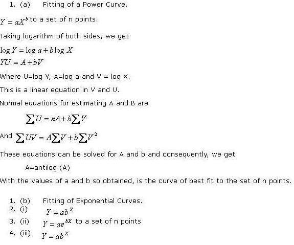 Conversion Of Data To Linear Form