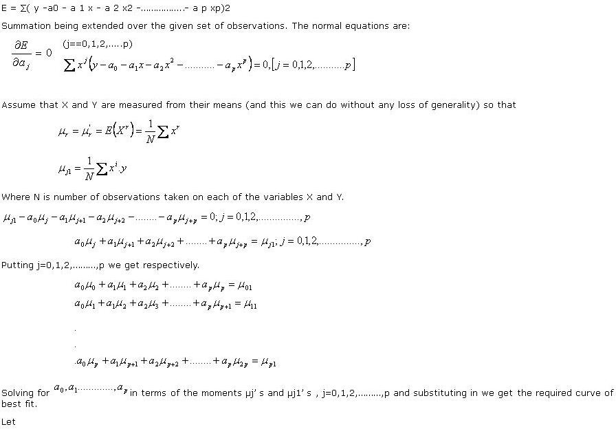 curve fitting by orthogonal polynomial