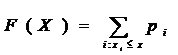 discrete distribution function