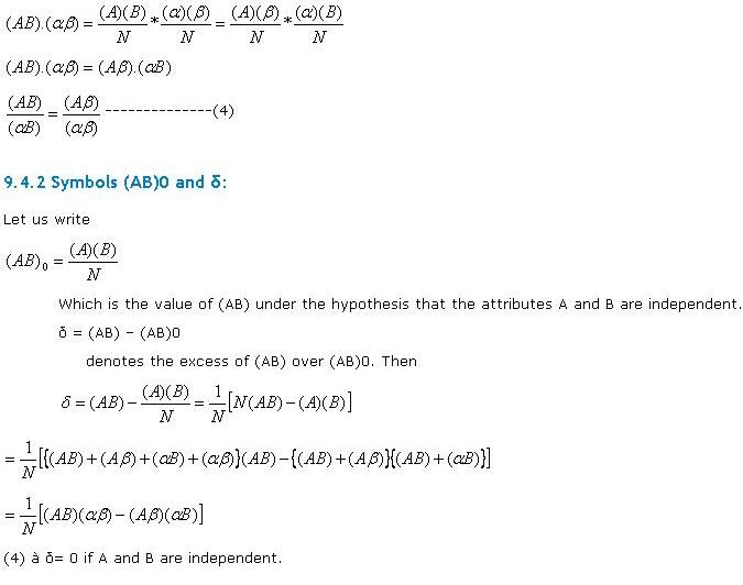 independence of attributes