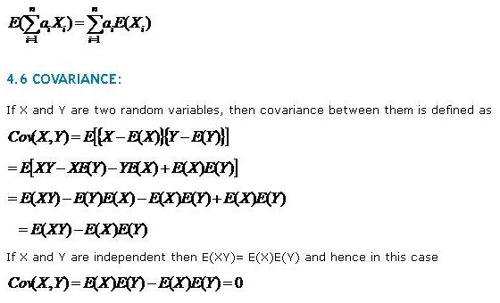 linear combination of random Variable
