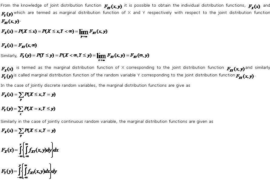 marginal distribution functions
