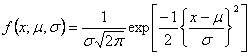 normal distribution