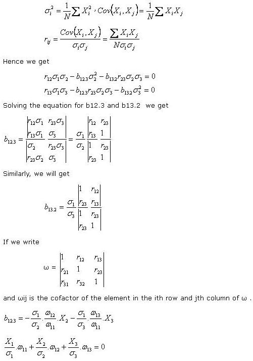 plane of regression