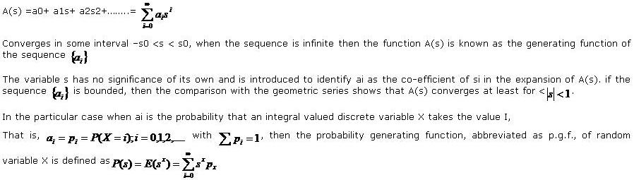 probability generating function