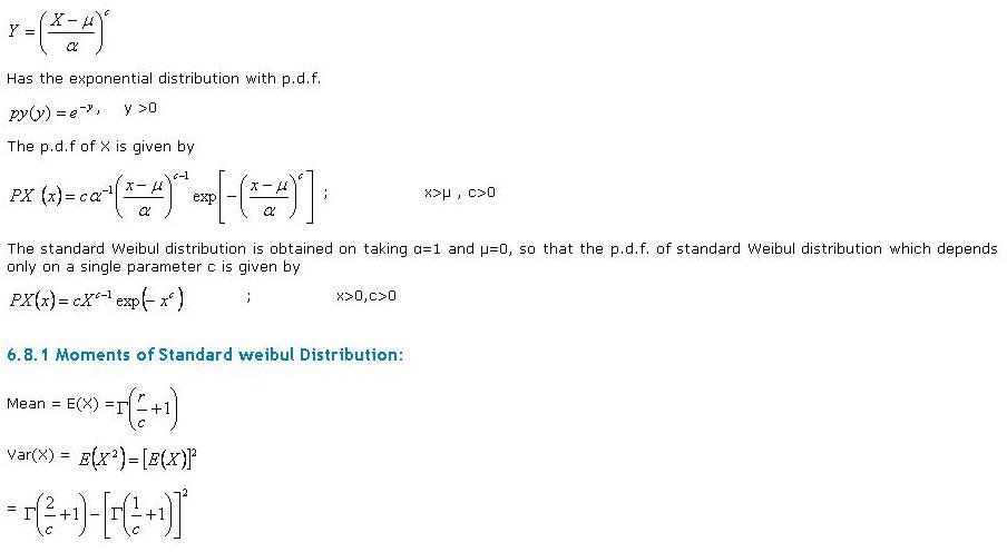 weibul distribution