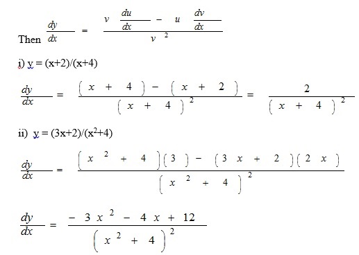 The Quotient Rule